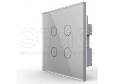 Выключатель 3Кл сенсорный скрытый серый WI-FI Выключатель 3Кл сенсорный скрытый серый WI-FI